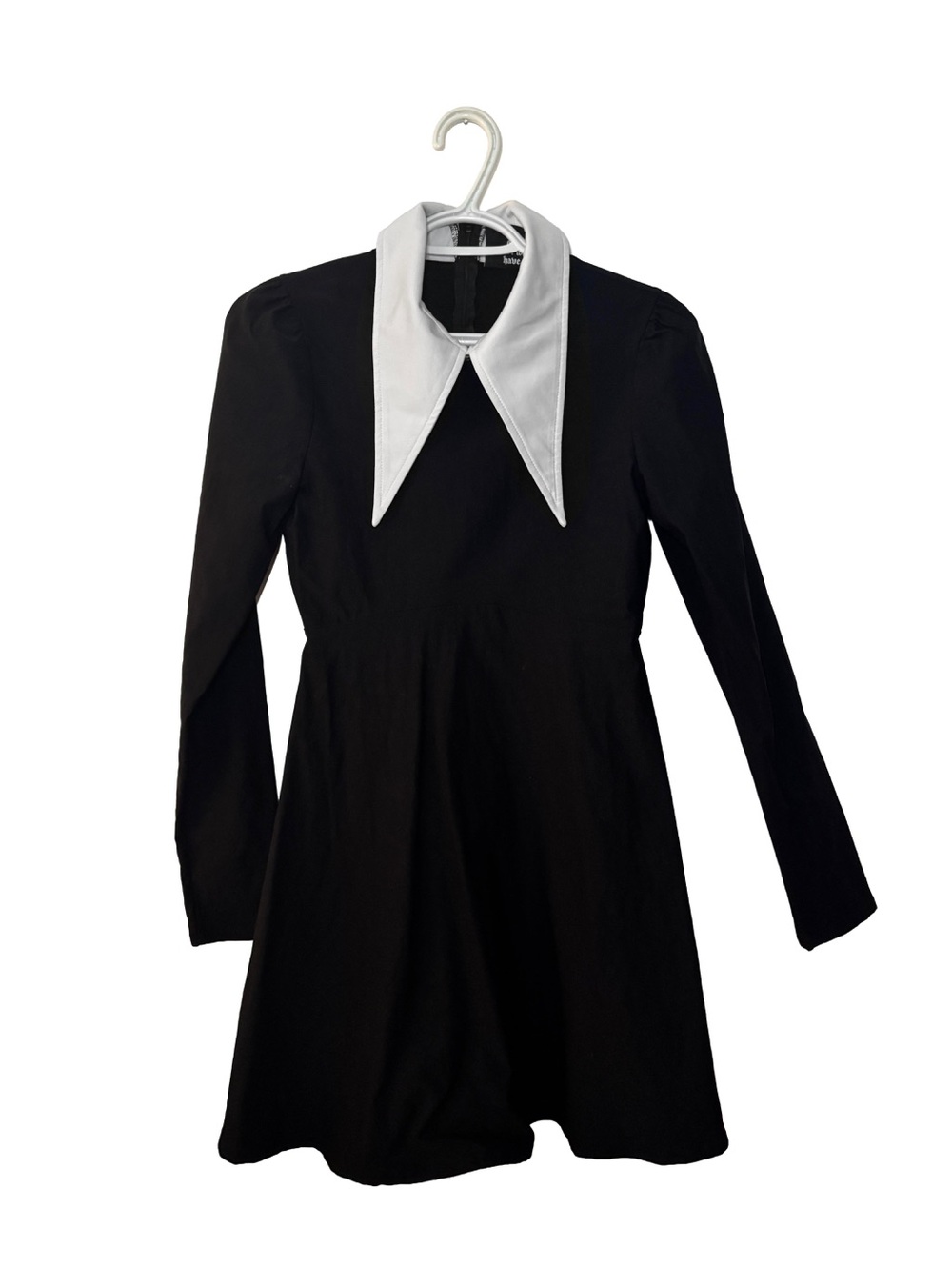 Killstar Cathedral Dress with White Pointed Collar